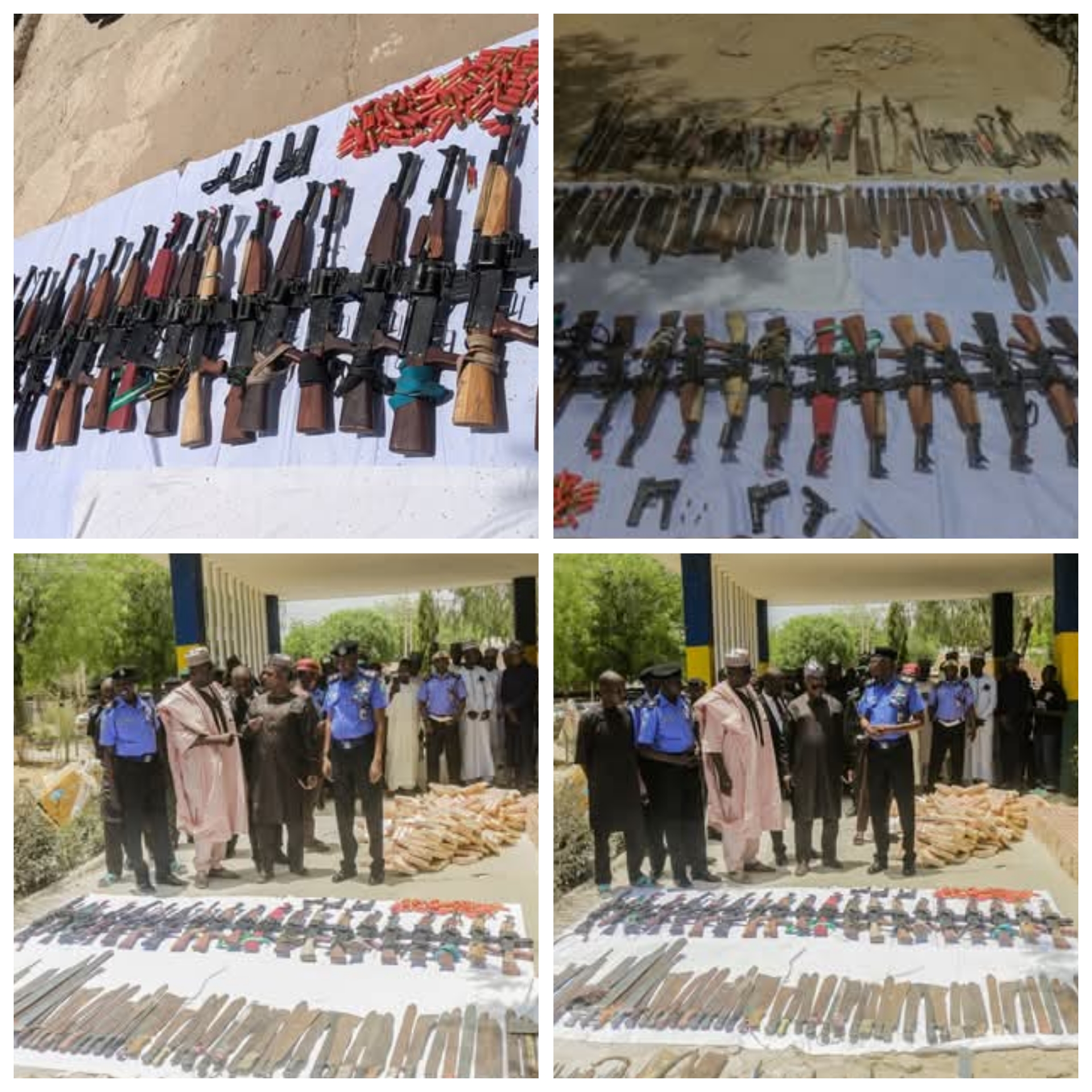 Kano police dismantle gun smuggling network, recover 19 rifles with 114 live cartridges