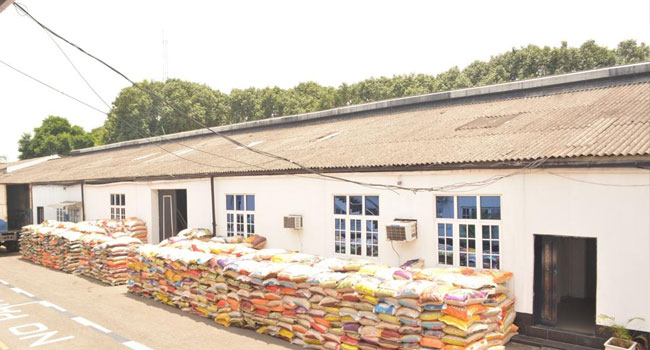 Navy intercepts over 1,300 bags of foreign rice in Lagos