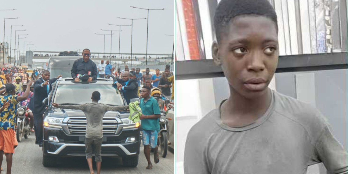 Court frees teen who went viral for standing before Peter Obi’s convoy